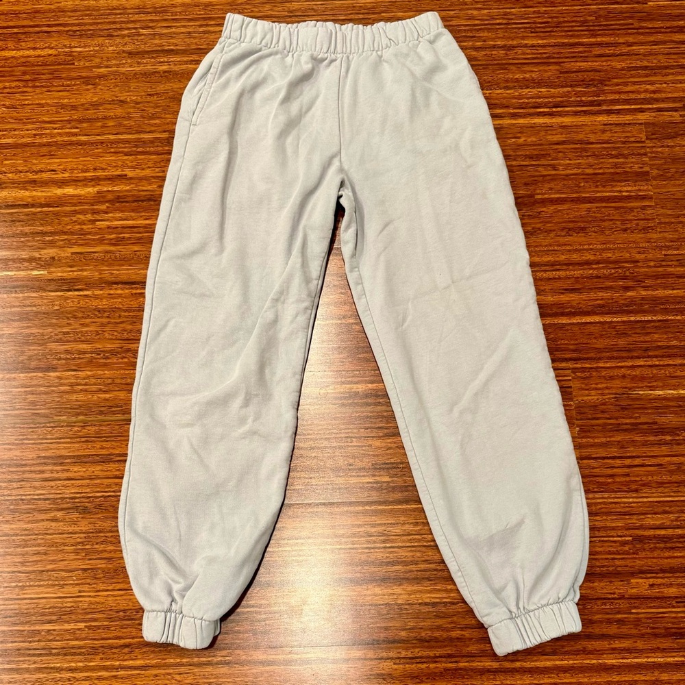 Brandy Melville light gray fleece sweatpants joggers